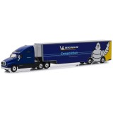 CAMINHO GREENLIGHT - KENWORTH T2000 TRANSPORTER 2018 MICHELIN - ESCALA 1/64 (30056)