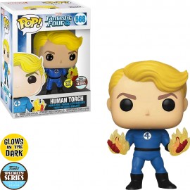 FUNKO POP MARVEL FANTASTIC FOUR EXCLUSIVE - HUMAN TORCH (GLOWS IN THE DARK) 568