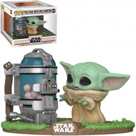 FUNKO POP STAR WARS THE MANDALORIAN - THE CHILD WITH EGG CANISTER 407 (DELUXE)