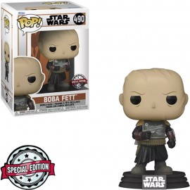 FUNKO POP STAR WARS THE MANDALORIAN EXCLUSIVE - BOBA FETT 490