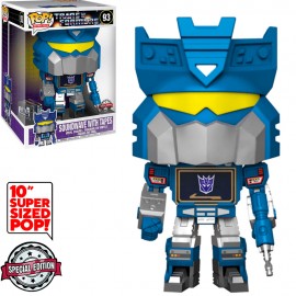 FUNKO POP TRANSFORMERS EXCLUSIVE - SOUNDWAVE W/TAPES 93 (SUPER SIZED 10'')