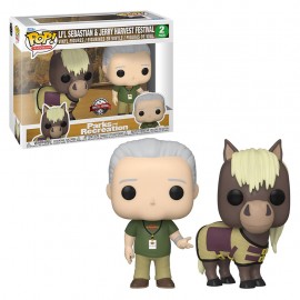 FUNKO POP PARKS AND RECREATION EXCLUSIVE - LIL SEBASTIAN & JERRY HARVEST FESTIVAL (2 PACK)