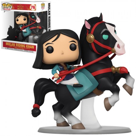 Funko Pop Disney Rides Mulan - Mulan Riding Khan  76