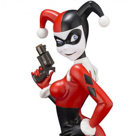 Estátua Kotobukiya Artfx+ Dc Comics Batman The Animated Series - Harley Quinn With 3 Faces (09066)