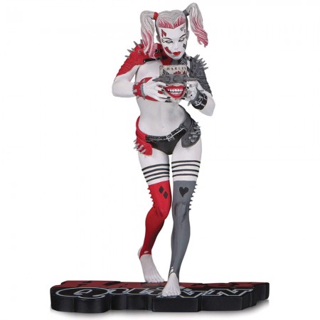 Estátua Dc Collectibles Harley Quinn Red, White And Black - By Greg Horn
