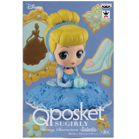 Estátua Banpresto Qposket Disney - Cinderella Sugirly  a Model (56342)