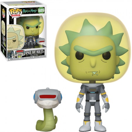 Funko Pop Animation Rick And Morty - Space Suit Rick (with Snake) 689