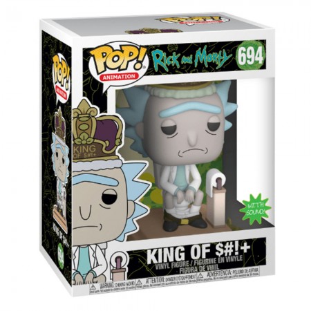 Funko Pop Animation Rick And Morty Deluxe - King S#!+ (with Sound) 694