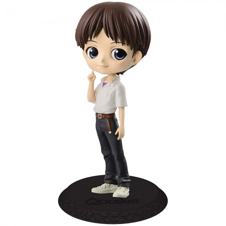 Estátua Banpresto Qposket Neon Genesis Evangelion - Shinji Ikari (b)