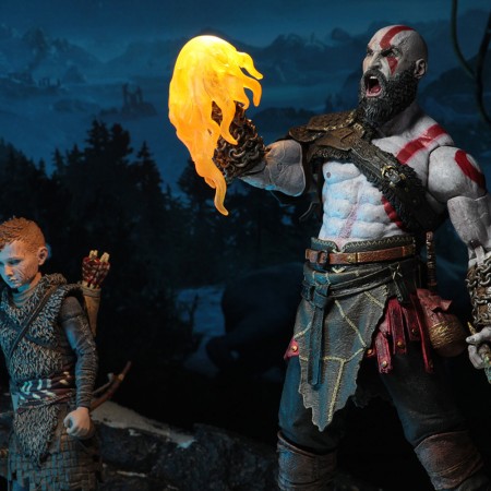 Boneco Neca God Of War Ultimate Action Figure 2 Pack - Kratos & Atreus