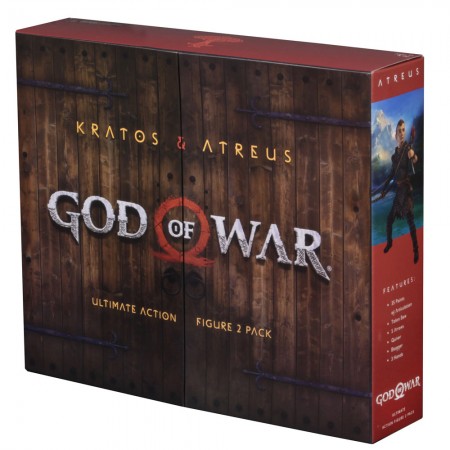 Boneco Neca God Of War Ultimate Action Figure 2 Pack - Kratos & Atreus