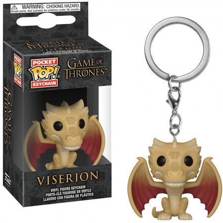 Chaveiro Funko Pocket Pop Keychain Game Of Thrones - Viserion
