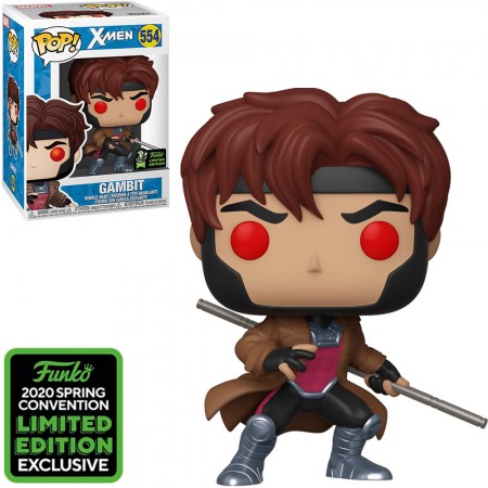 Funko Pop Marvel X-men Exclusive Eccc 2020 - Gambit 554