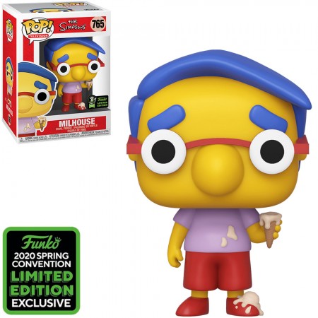 Funko Pop Television The Simpsons Exclusive Eccc 2020 - Milhouse 765