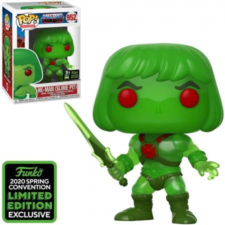 Funko Pop Television Masters Of The Universe Exclusive Eccc 2020 - He-man (slime Pit) 952