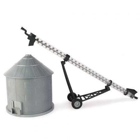 Tomy Big Farm - Grain Bin & Auger Set - Escala 1/16
