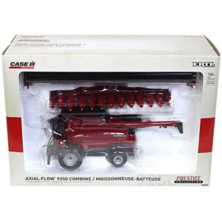Colheitadeira Ertl Prestige Collection - Case Ih Axial-flow 9250 With Both Headers - Escala 1/32