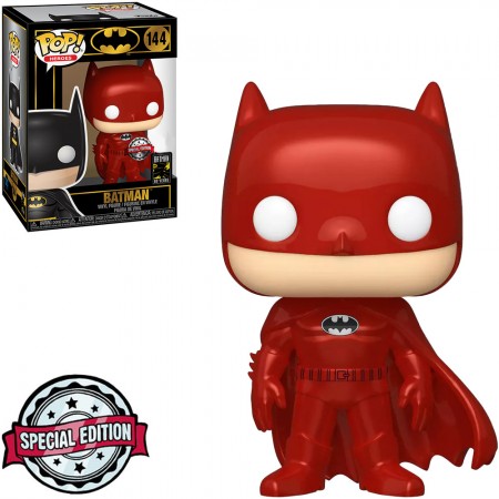 Funko Pop Heroes Batman 80 Years Exclusive - Batman Red (metallic) 144