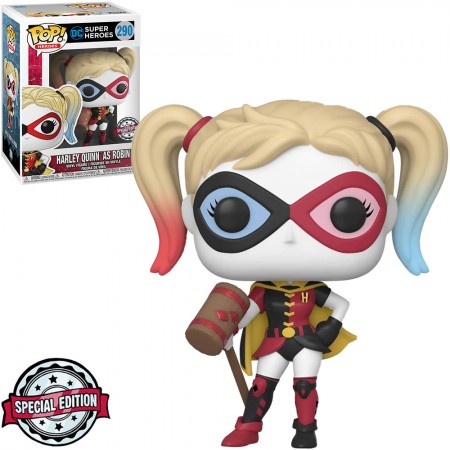 Funko Pop Heroes Dc Super Heroes Exclusive - Harley Quinn As Robin 290