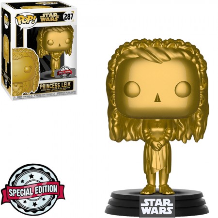 Funko Pop Star Wars Exclusive - Princess Leia (gold Metallic) 287