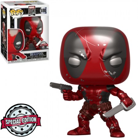 Funko Pop Marvel 80 Years Exclusive - Deadpool (metallic) 590