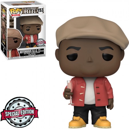 Funko Pop Rocks The Notorious B.i.g Exclusive - Notorius B.i.g (with Champagne) 153