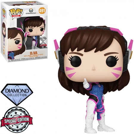 Funko Pop Games Overwatch - D. Va (diamond Glitter) 491