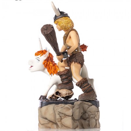 Esttua Iron Studios Bds 1/10 Dungeons And Dragons - Bobby The Barbarian And Uni
