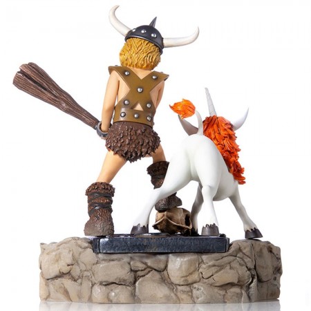 Esttua Iron Studios Bds 1/10 Dungeons And Dragons - Bobby The Barbarian And Uni