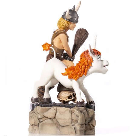 Esttua Iron Studios Bds 1/10 Dungeons And Dragons - Bobby The Barbarian And Uni