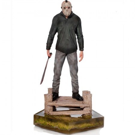 Estátua Iron Studios Deluxe 1/10 Friday The 13th - Jason Voorhees