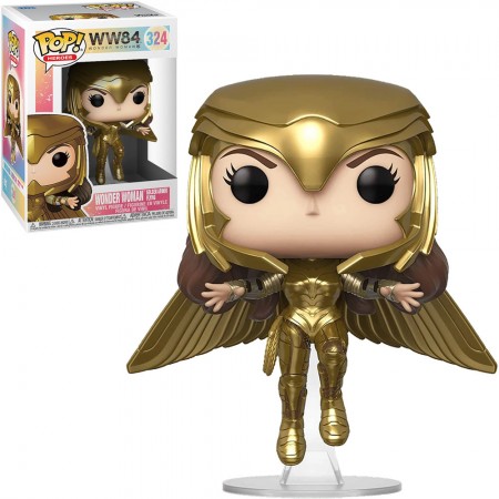 Funko Pop Heroes Wonder Woman 1984 - Wonder Woman Golden Armor Flying 324