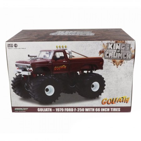 Carro Greenlight Kings Of Crunch - Ford F-250 1979 Goliath Monster Truck With 66