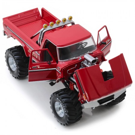 Carro Greenlight Kings Of Crunch - Ford F-250 1979 High Roller Ii - Escala 1/18 (13542)