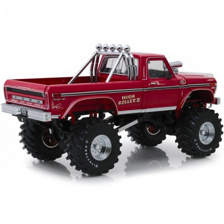 Carro Greenlight Kings Of Crunch - Ford F-250 1979 High Roller Ii - Escala 1/18 (13542)