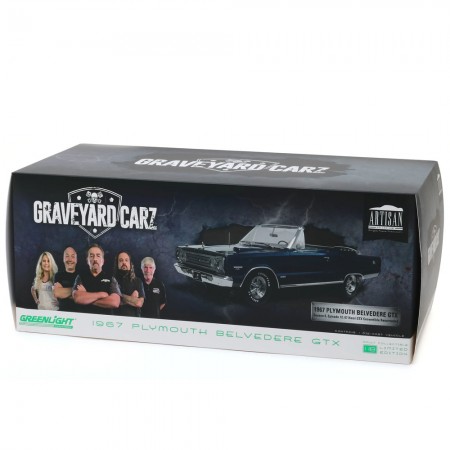 Carro Greenlight Graveyard Carz - Plymouth Belvere Gtx 1967 - Escala 1/18 (19059)