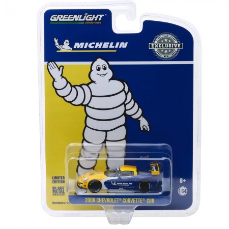 Carro Greenlight Hobby Exclusive - Chevrolet Corvette C6r 2009 Michelin - Escala 1/64 (30074)