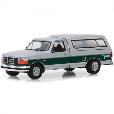 Carro Greenlight Blue Collar - Ford F-150 Xlt 1996 - Escala 1/64 (35140-e)