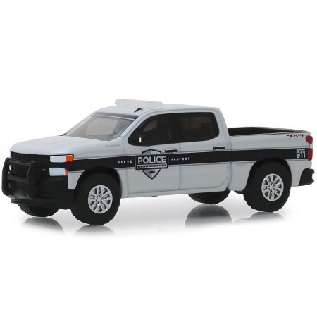 Carro Greenlight Hot Pursuit - Chevrolet Silverado Ssv 2019 - Escala 1/64 (42890-f)