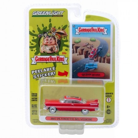 Carro Greenlight Garbage Pail Kids - Plymouth Belvedere 1957 - Escala 1/64 (54010-a)