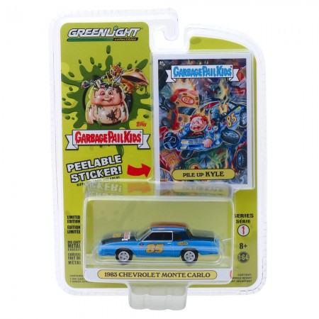 Carro Greenlight Garbage Pail Kids - Chevrolet Monte Carlo 1983 - Escala 1/64 (54010-c)