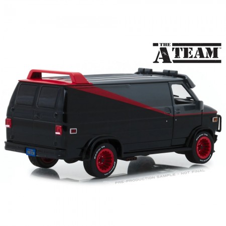 Carro Greenlight Hollywood The A-team - Gmc Vandura 1983 - Escala 1/24 (84072)