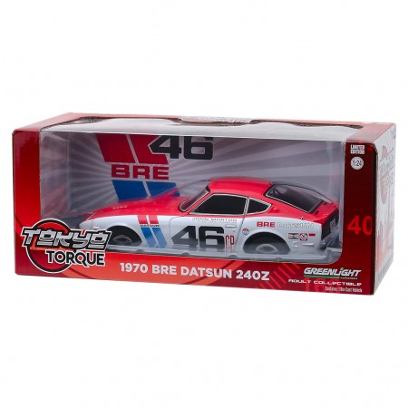 Carro Greenlight Tokyo Torque - Datsun 240z 1971 Bre - Escala 1/43 (86334)