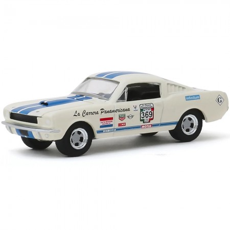 Carro Greenlight La Carrera Panamericana - Shelby Gt350 1965 - Escala 1/64 (13260-d)