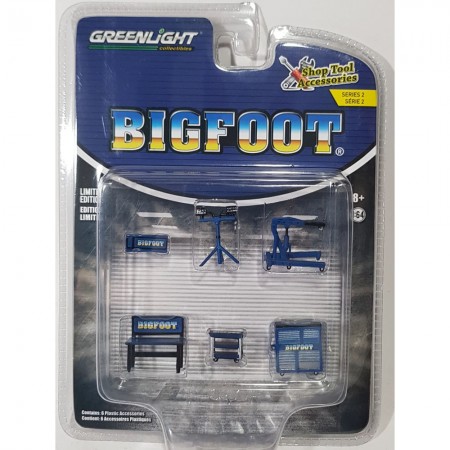Greenlight Auto Body Shop - Big Foot Shop Tool Accessories - Escala 1/64 (16040-a)