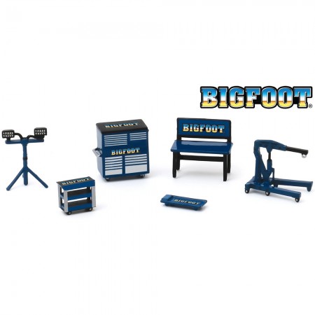 Greenlight Auto Body Shop - Big Foot Shop Tool Accessories - Escala 1/64 (16040-a)