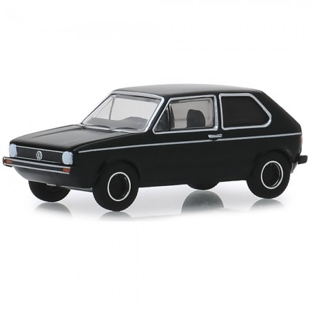 Carro Greenlight Black Bandit - Volkswagen Golf Mk1 1976 - Escala 1/64 (28010-c)