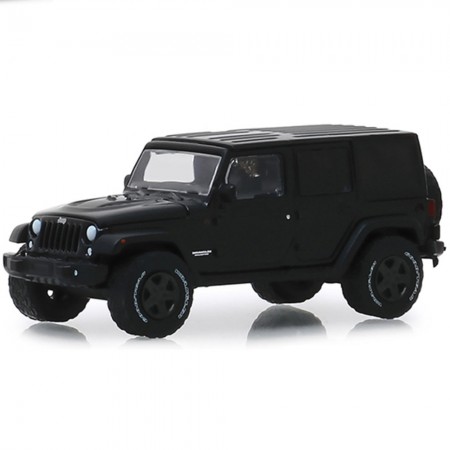 Carro Greenlight Black Bandit - Jeep Wrangler Unlimited 2017 - Escala 1/64 (28010-e)