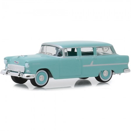 Carro Greenlight Estate Wagons - Chevrolet Two-ten Townsman 1955 - Escala 1/64 (29970-a)