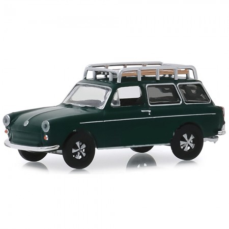 Carro Greenlight Estate Wagons - Volkswagen Type 3 Squareback 1969 - Escala 1/64 (29970-b)